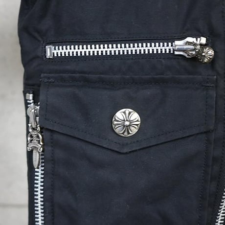 Chrome Hearts Cross Button Double Zip Jacket #31599
