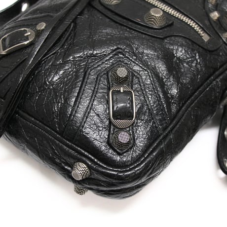 Balenciaga Le Cagole Crossbody Bag Leather Black #76214