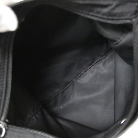 PRADA Triangle Logo Shoulder Bag Nylon Black #75900