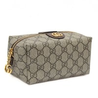 GUCCI Cosmetic Pouch Ophidia GG Canvas Beige #76725