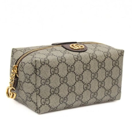 GUCCI Cosmetic Pouch Ophidia GG Canvas Beige #76725