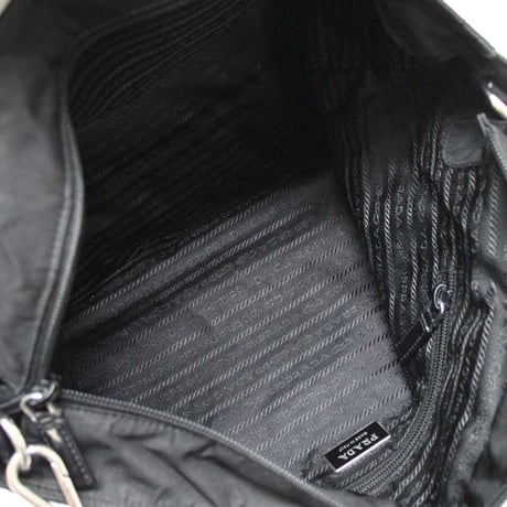 PRADA Shoulder Bag Nylon Black #75713