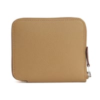 HERMES Azap Compact Silk'In Wallet Epsom Leather Chai #20011