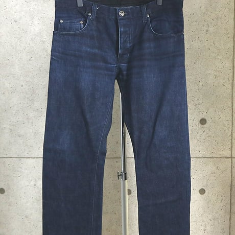 Chrome Hearts Old Cross Horseshoe Button Denim Jeans #31540