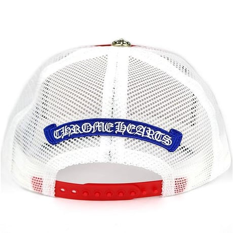 Chrome Hearts Brand-New Online Exclusive 3cross Tricolor Tracker Cap #103785