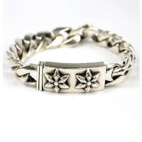 Chrome Hearts Old Star Short ID Classic Link Bracelet 14Links #104054
