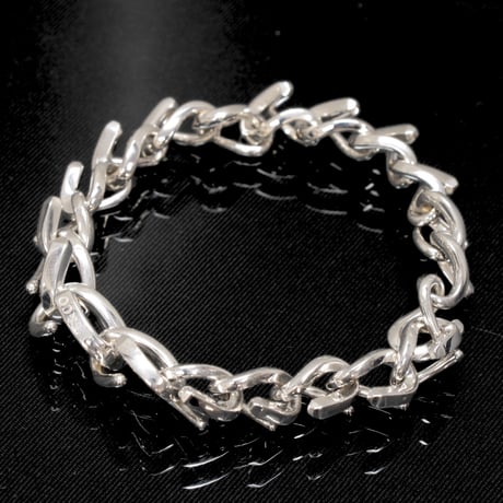 TIFFANY＆Co. Forge Medium Link Bracelet Sterling Silver 925 #75657