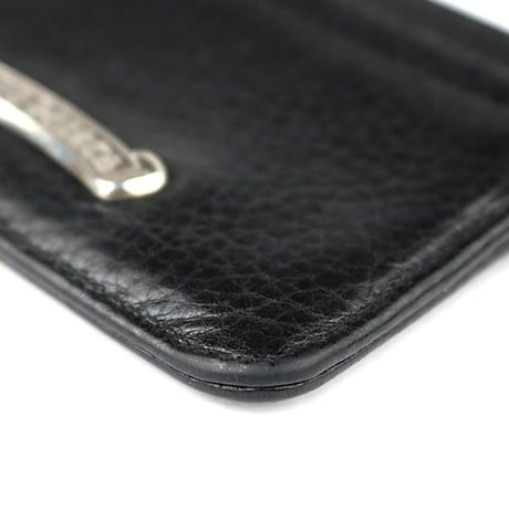 CHROME HEARTS Double-Sided Scroll Label Card Case #104931