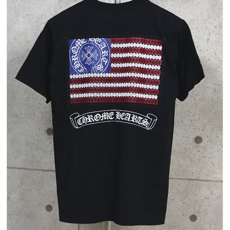 Chrome Hearts Brand New Vintage USA Flag Horseshoe T-Shirt #31746