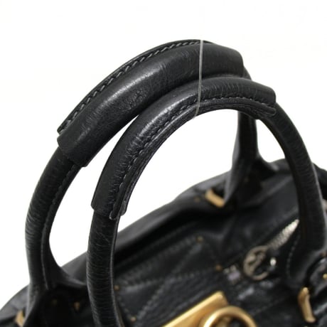 Chloe Paddington Handbag Leather Black #76385