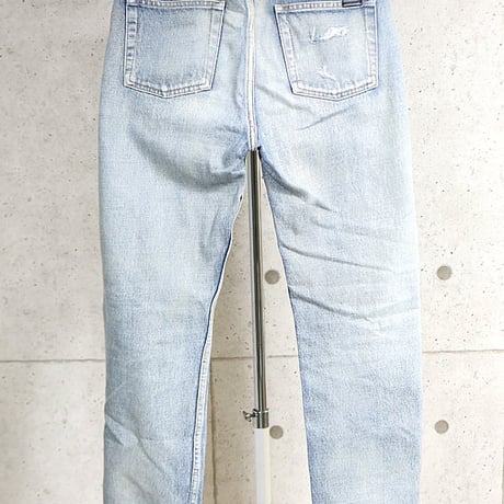 Saint Laurent Paris 22SS Anthony Vaccarello Era D31 RP-MW Denim Pants #31840
