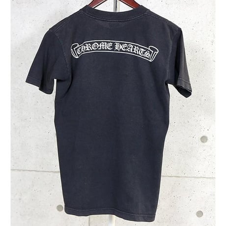 Chrome Hearts Old Vitage Horseshoe Scroll Label Print T-Shirt #103825