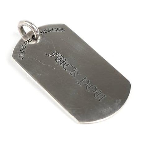 Chrome Hearts LA Limited Edition Large Dog Tag Pendant #31751