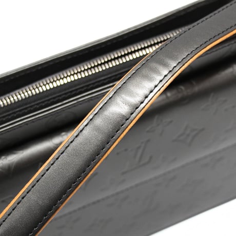 Louis Vuitton Alston Shoulder Bag Monogram Mat Dark Gray M55122 #76595