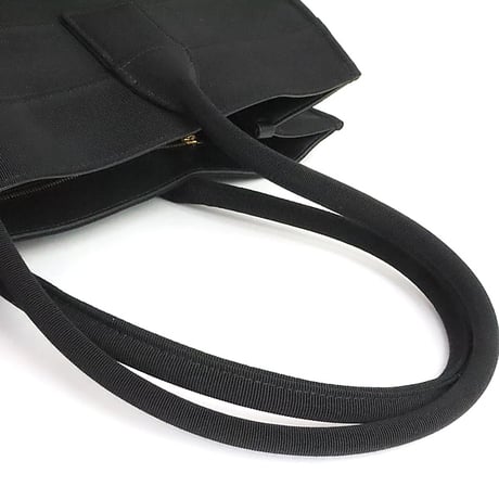 Salvatore Ferragamo Beach Tote bag Canvas Black ＃19701