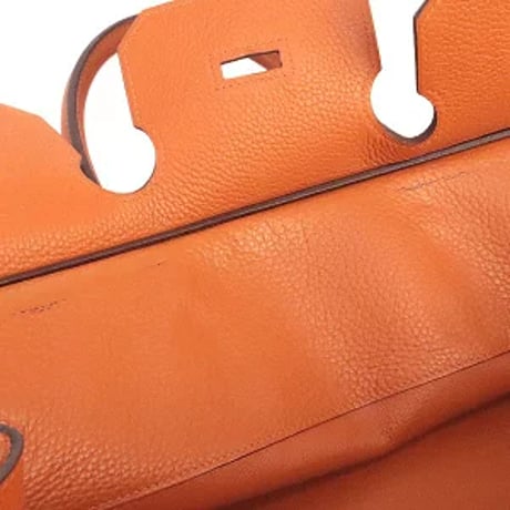 HERMES JPG Shoulder Birkin 42 Shoulder Bag Taurillon Clemence Leather Orange ＃20257