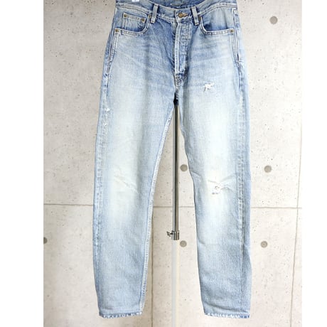 Saint Laurent Paris 22SS Anthony Vaccarello Era D31 RP-MW Denim Pants #31840