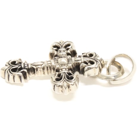 Chrome Hearts XS Filigree Cross Pendant with Bale Silver #32065