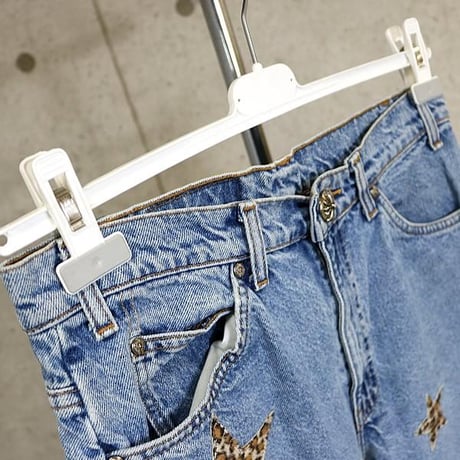 Chrome Hearts Levi's Brand New U VNTG Leopard Strar Denim Pants 29inches #30838