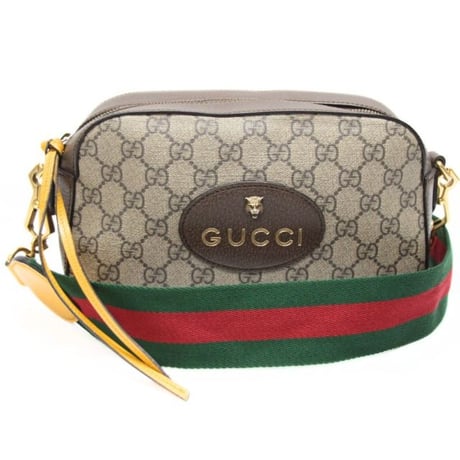 GUCCI Neo Vintage Messenger Bag GG Canvas Beige #76131