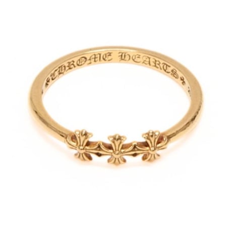 Chrome Hearts 22K Bubblegum 3 CH Plus Ring #32061
