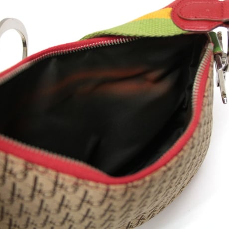 Christian Dior Rasta Saddle Bag Diorissimo Canvas #75643