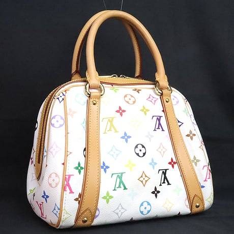 Louis Vuitton x Murakami Priscilla Handbag Monogram Multicolor White M40096 #19960