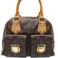 Louis Vuitton Manhattan PM Handbag Monogram Canvas M40026 #75329