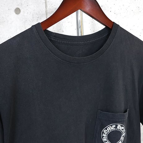 Chrome Hearts Small CH Cross Horseshoe Graphic T-Shirt Black #31694