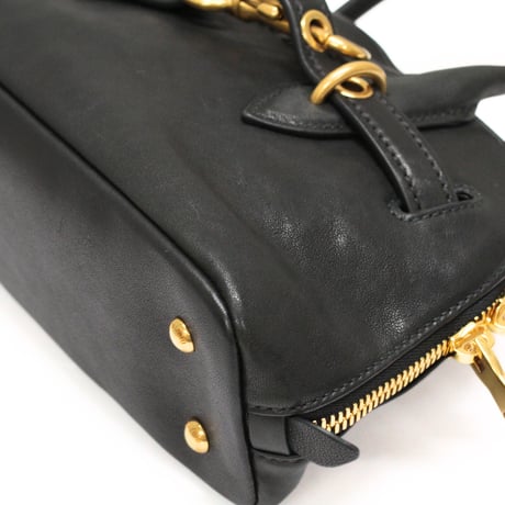 Miu Miu Aventure Satchel Bag Nappa Leather Black #75794