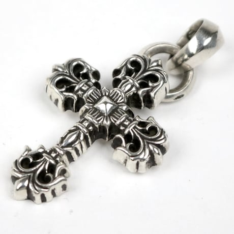 Chrome Hearts XS Filigree Cross with Bale Pendant #31797