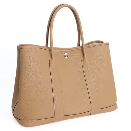 HERMES Garden Party TPM Tote Bag Negonda Leather Chai ＃20015
