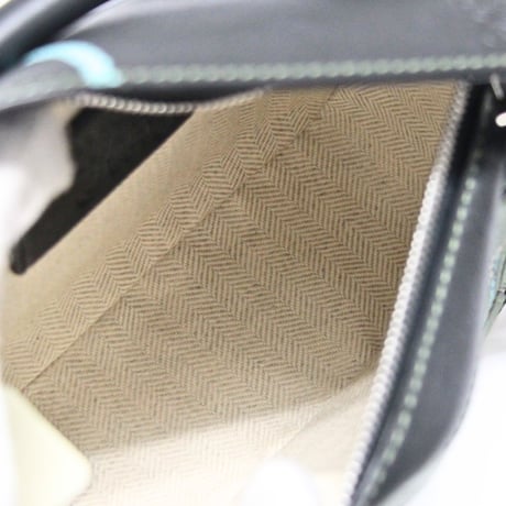 LOEWE x Paula's Ibiza Mini Puzzle Bag Leather Green #75903