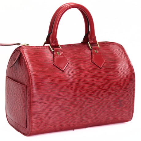 Louis Vuitton Speedy 25 Handbag Epi Leather Castilian Red M43017 #74334