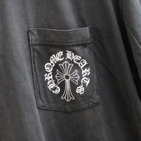 Chrome Hearts Pocket T-Shirt with Back Logo Print #32045