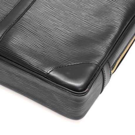 Louis Vuitton Porte-Documents Voyage Briefcase Epi Leather Black M54472 #76782