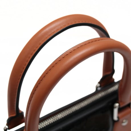 Louis Vuitton Sac Tricot Handbag Monogram Vernis Black M44371 #75787