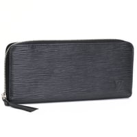 Louis Vuitton Clemence Wallet Epi Leather Black M60915 #75648