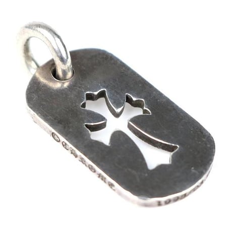 Chrome Hearts Small Cutout Cross Dog Tag #103956