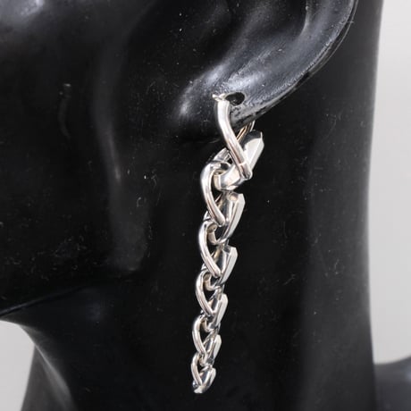TIFFANY＆Co. Forge Drop Link Pierced Earrings Sterling Silver 925  #75658