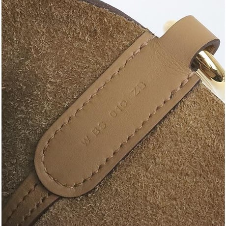 HERMES In the loop 18 Handbag Taurillon Clemence Leather Biscuit #19944