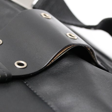 Christian Dior Street Chic Shoulder Bag Leather Black ＃76470