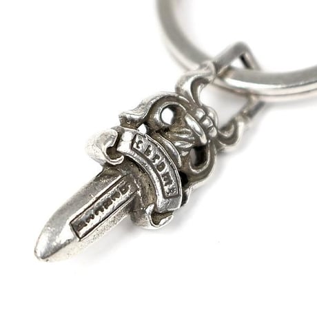 Chrome Hearts Small CH Cross Dagger Keyring #31628
