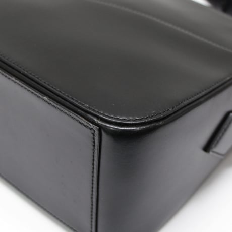 YVES SAINT LAURENT Vintage Shoulder Bag Leather Black #75305