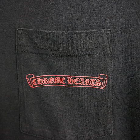 Chrome Hearts Scroll Label Back Horseshoe T-Shirt #31788