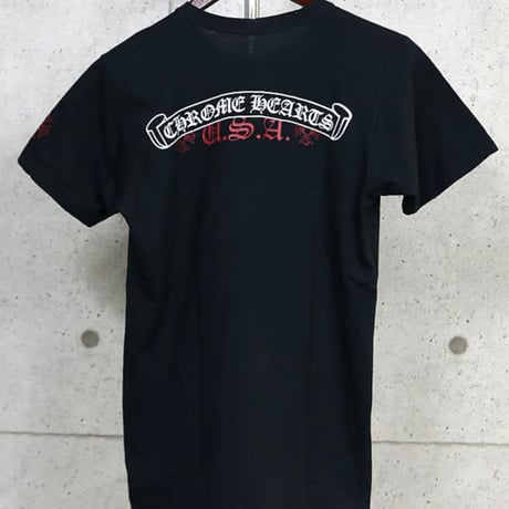 Chrome Hearts Scroll Label USA Pocket T-Shirt #31710