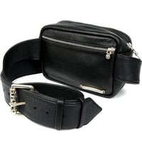Chrome Hearts Brand New Strap On Leather Body Bag #104222