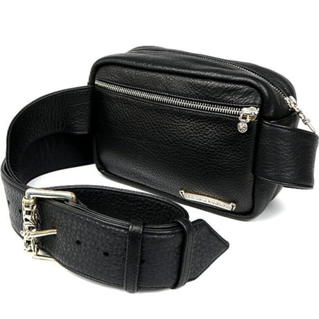 Chrome Hearts Brand New Strap On Leather Body Bag #104222