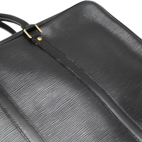Louis Vuitton Porte-Documents Voyage Briefcase Epi Leather Black M54472 #76782