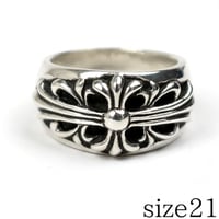 Chrome Hearts Floral Cross Ring #31622